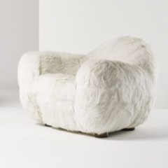 ‘Rare and important pair of “Boule”  armchairs' by Jean Royère, ca. 1942